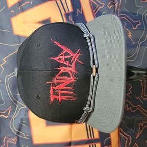 Findlay Hats Snapback Digger Metal Font Red Black Gray Crown